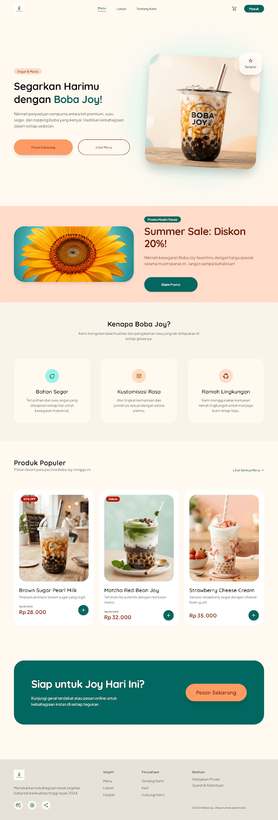 Halaman utama Boba Joy