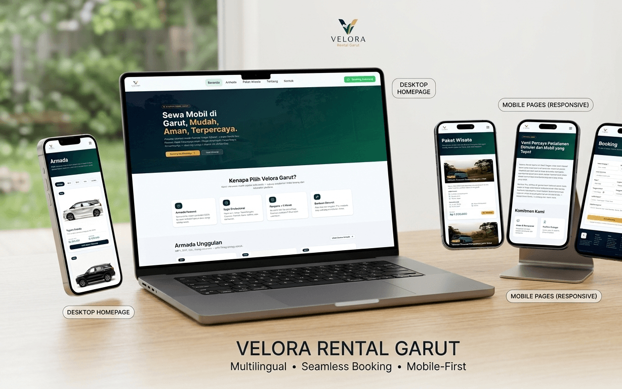 Dashboard Velora Rental
