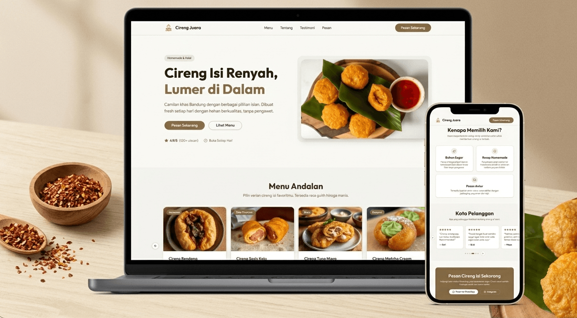 Dashboard Cireng Juara
